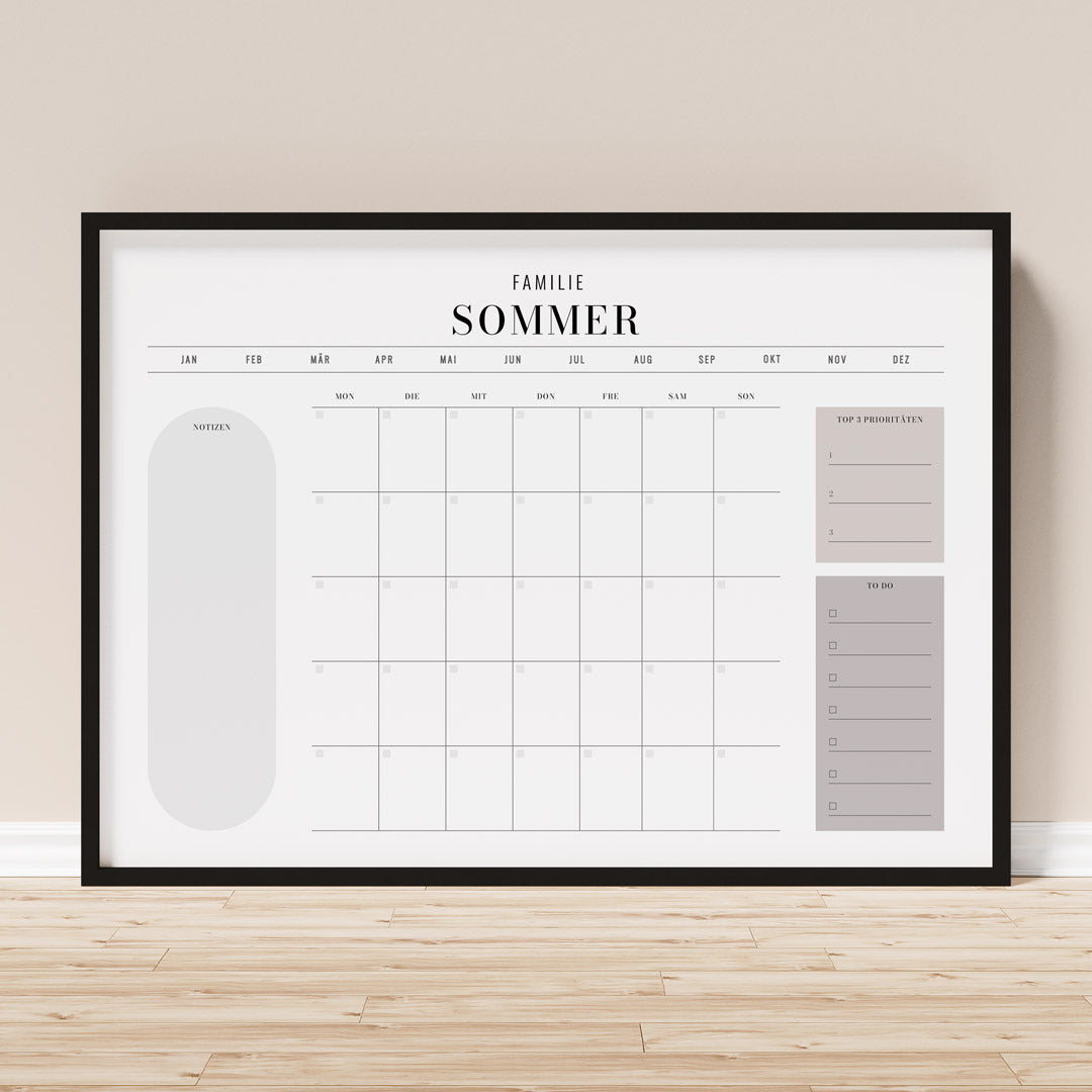 personalisierte planer & kalender