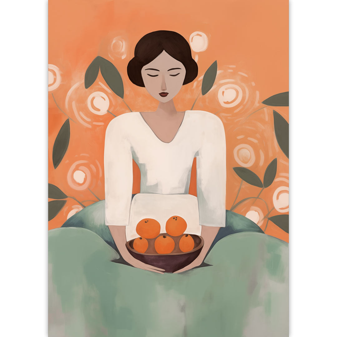 Orange Meditations Poster