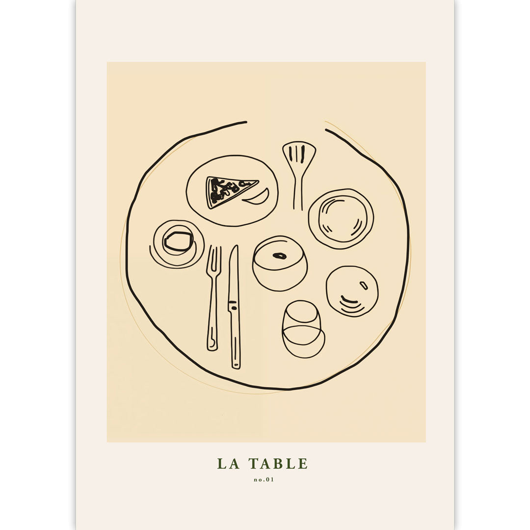 La Table No1 Poster