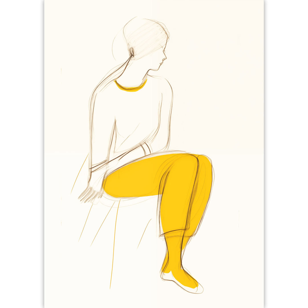 Yellow Pants Poster