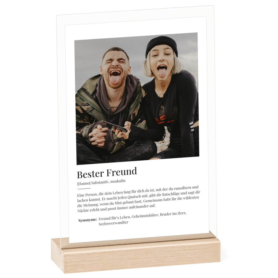 acrylglas-print bester freund