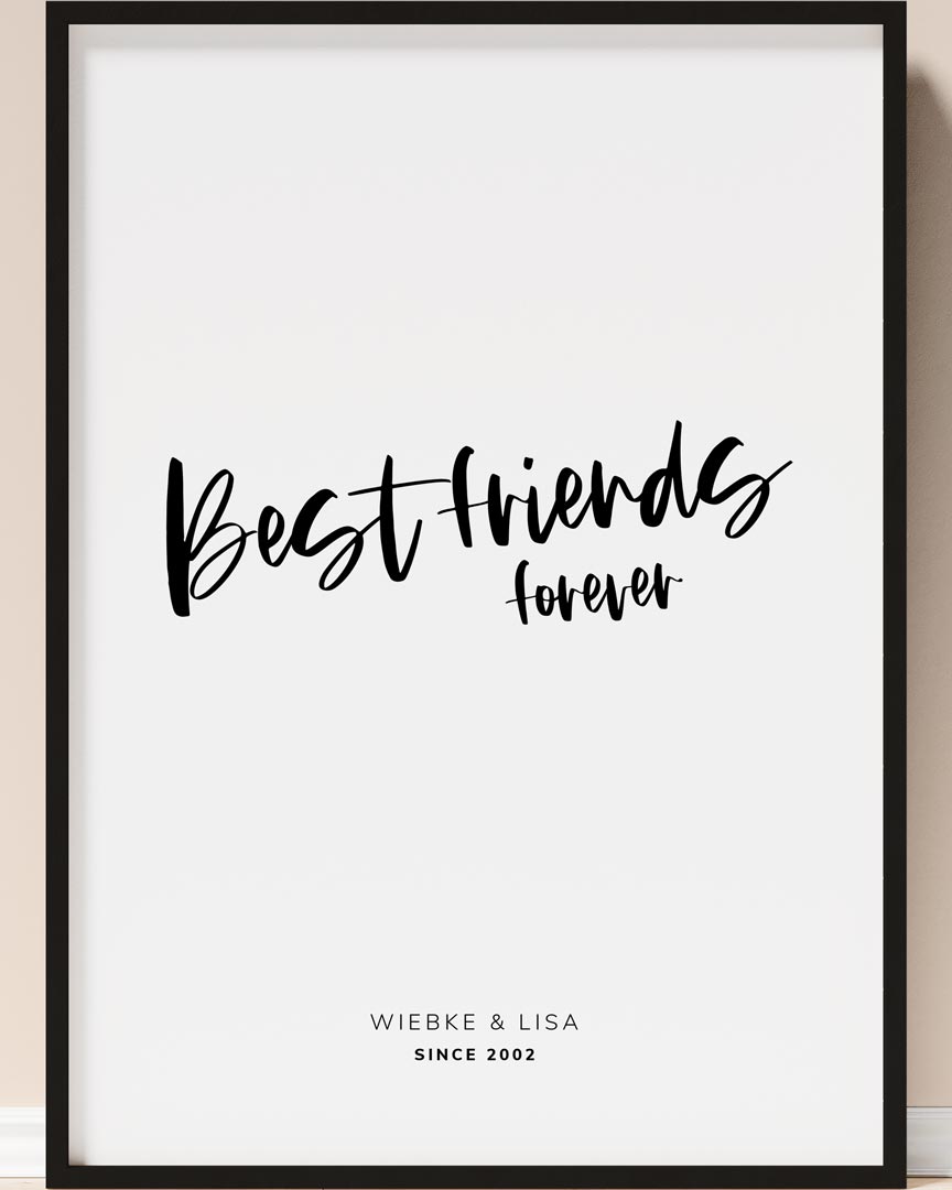 best friends forever poster