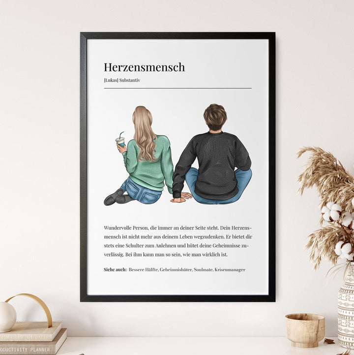 comicposter herzensmensch