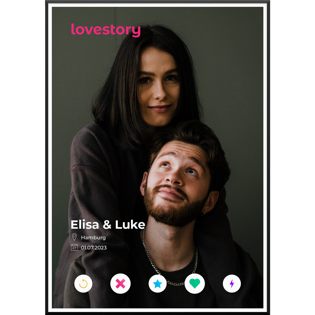 tinder poster personalisiert