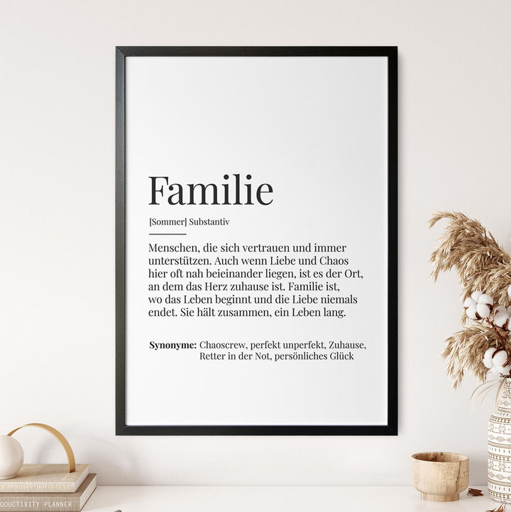 poster für familie definition