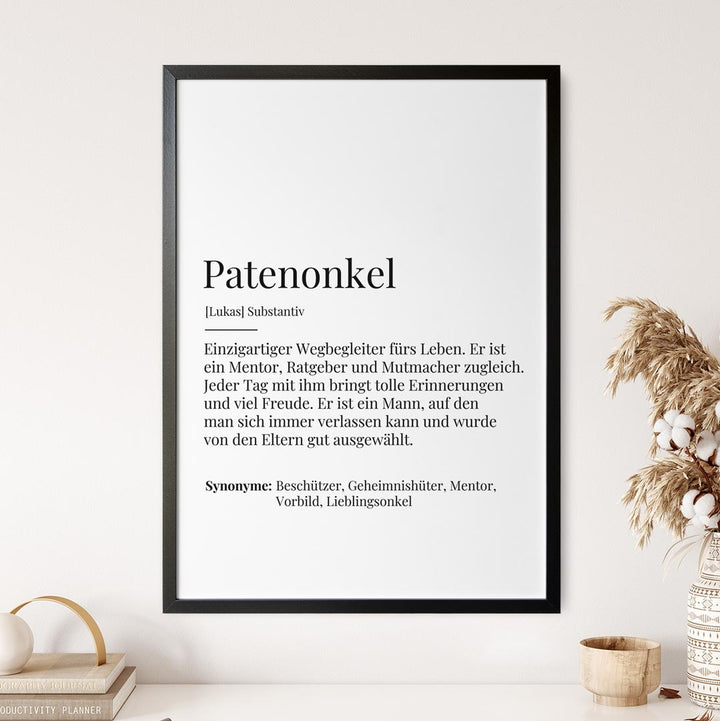 definition patenonkel poster