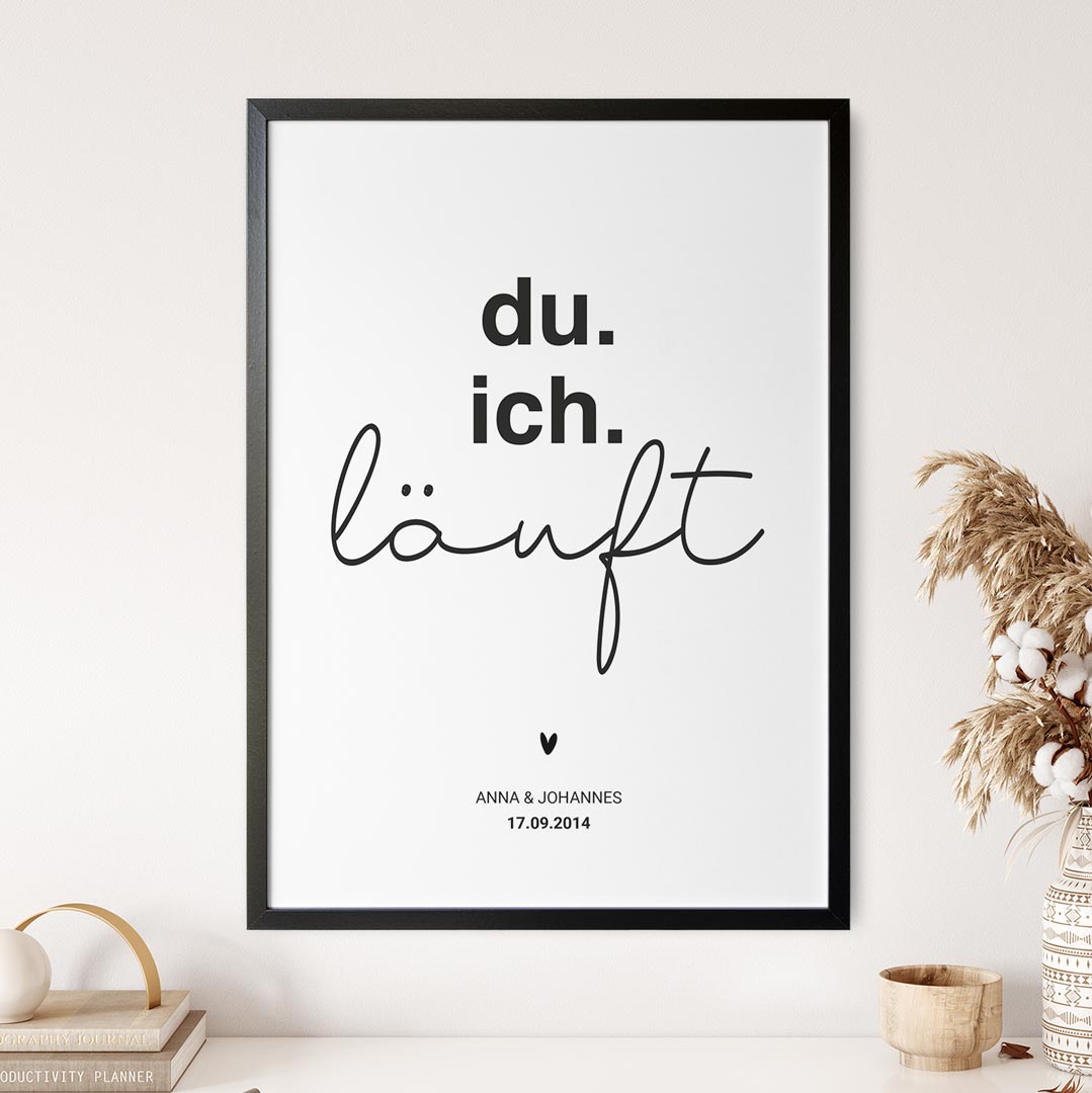 valentinstag geschenk liebe poster