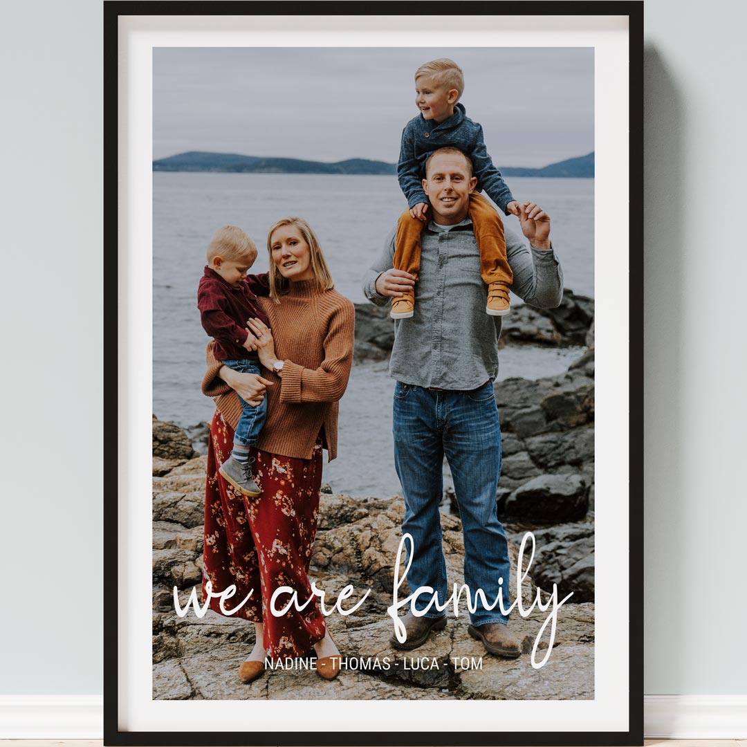 familienposter gestalten