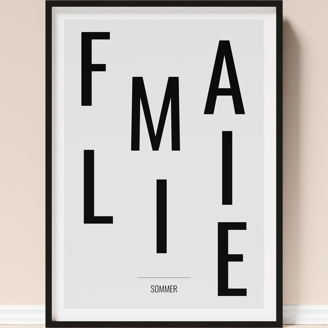 familienposter personalisiert