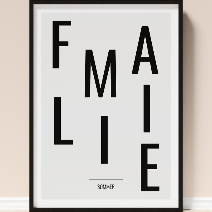 familienposter personalisiert