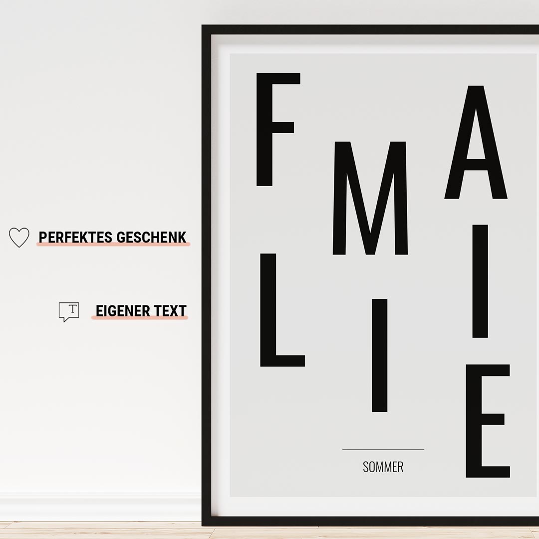 family poster erstellen