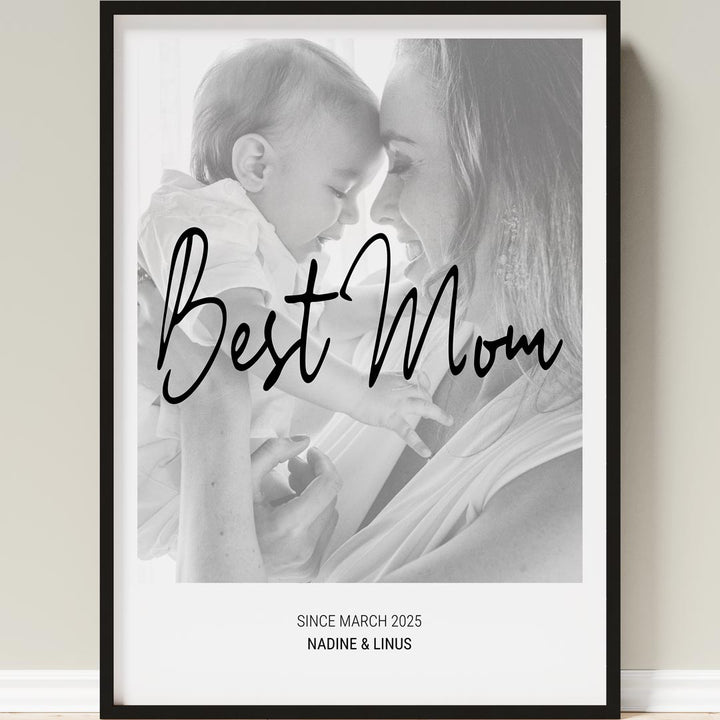 muttertag geschenk mama fotoposter