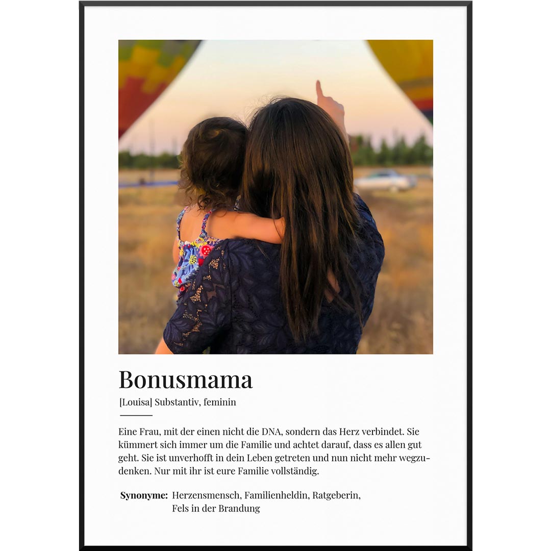 personalisiertes poster stiefmama