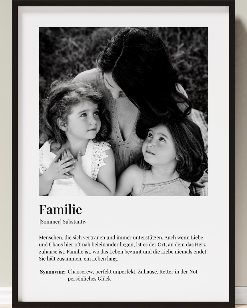 familienposter gestalten