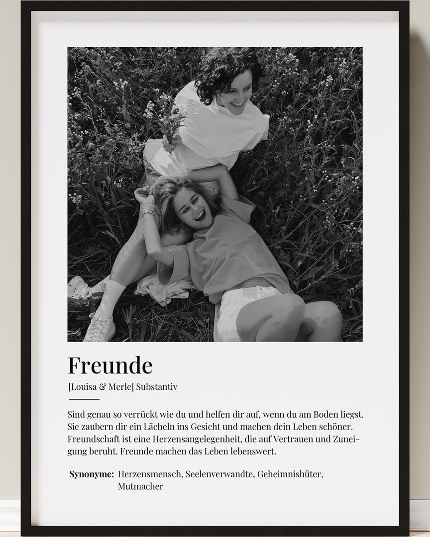 definition freunde poster