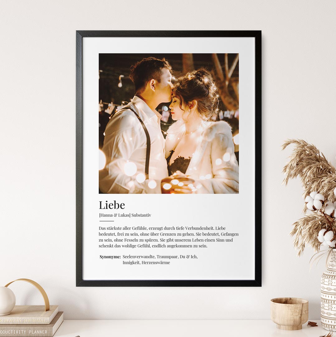 definition liebe poster personalisiert