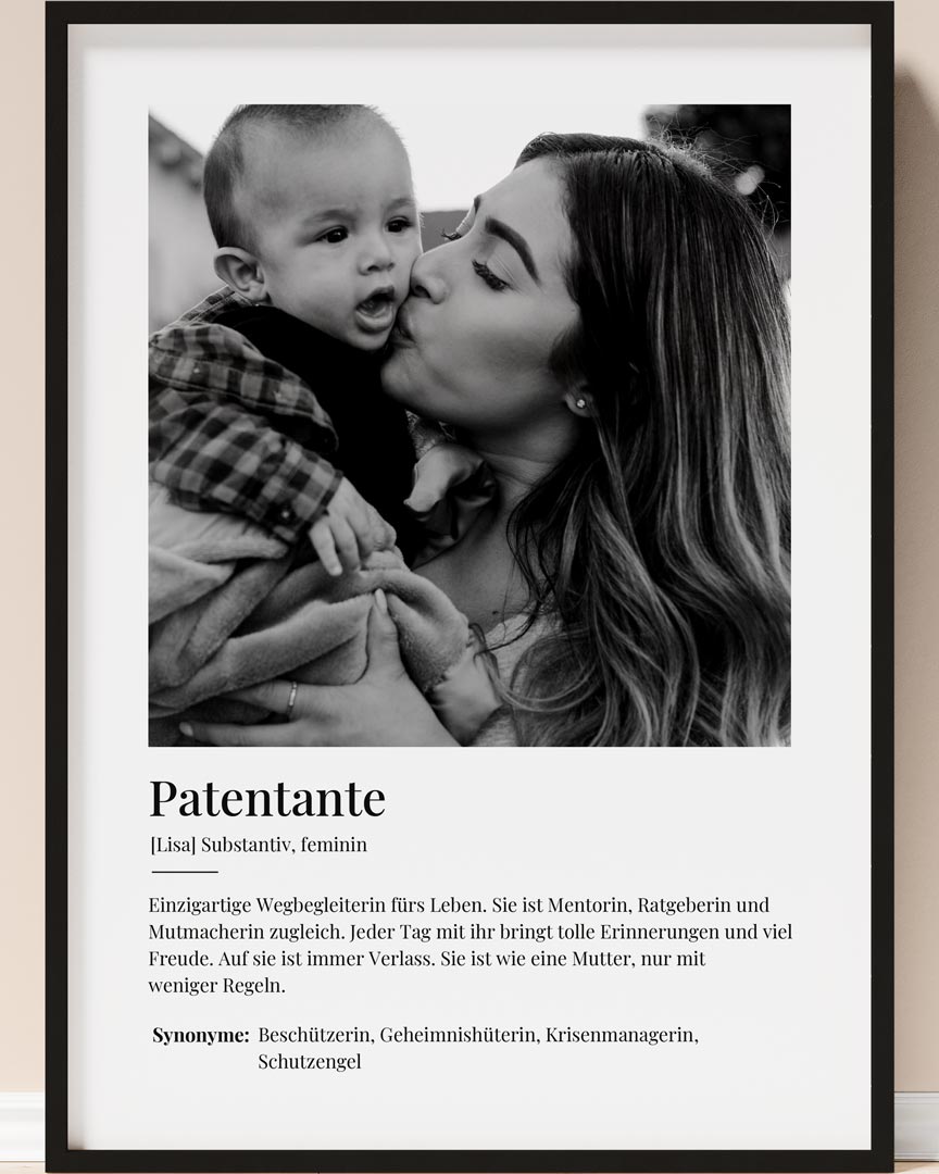 definition patentante poster