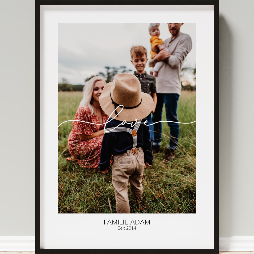 familienposte fotoposter familie