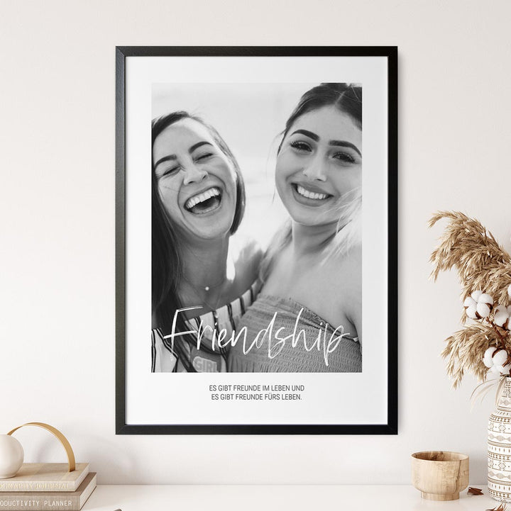 freundschaft freunde poster