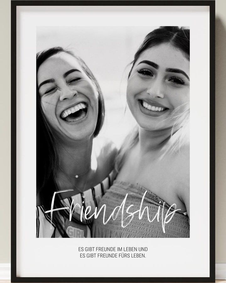 fotoposter freundschaft