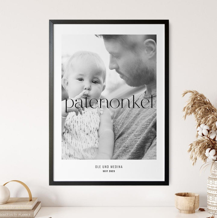 geschenk für patenonkel poster