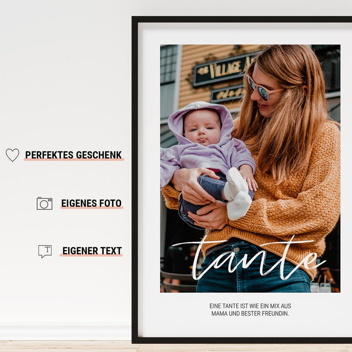 personalisiertes poster tante