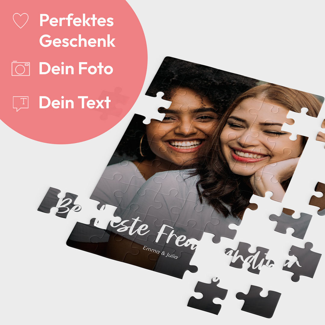 puzzle selbst gestalten mit foto und text