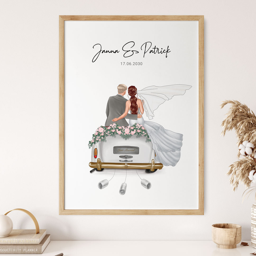 ausgefallenes geldgeschenk hochzeit poster