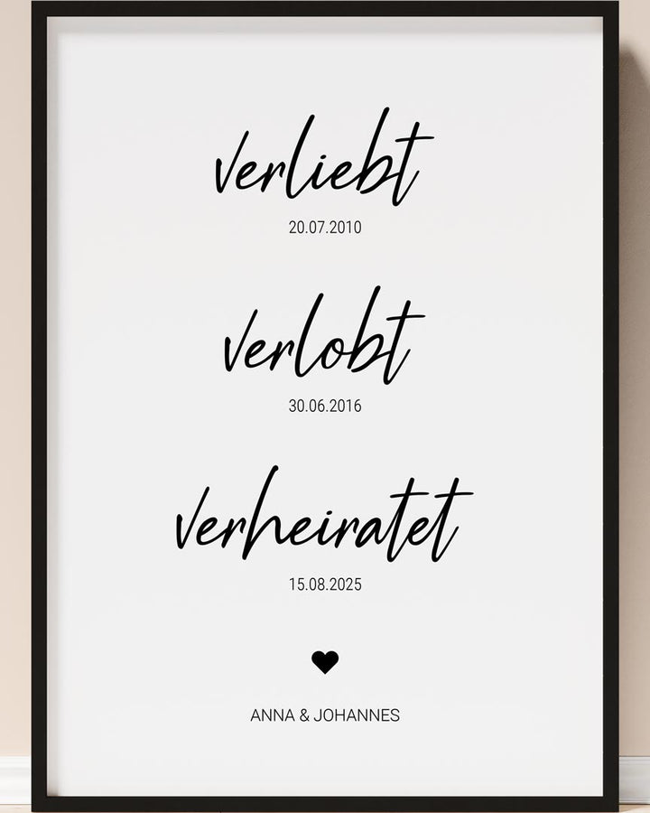 besonderes geschenk zur hochzeit personalisiert