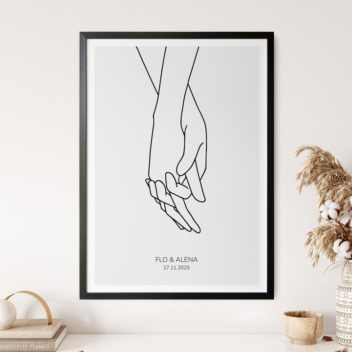 pärchen geschenk liebe valentinstag poster