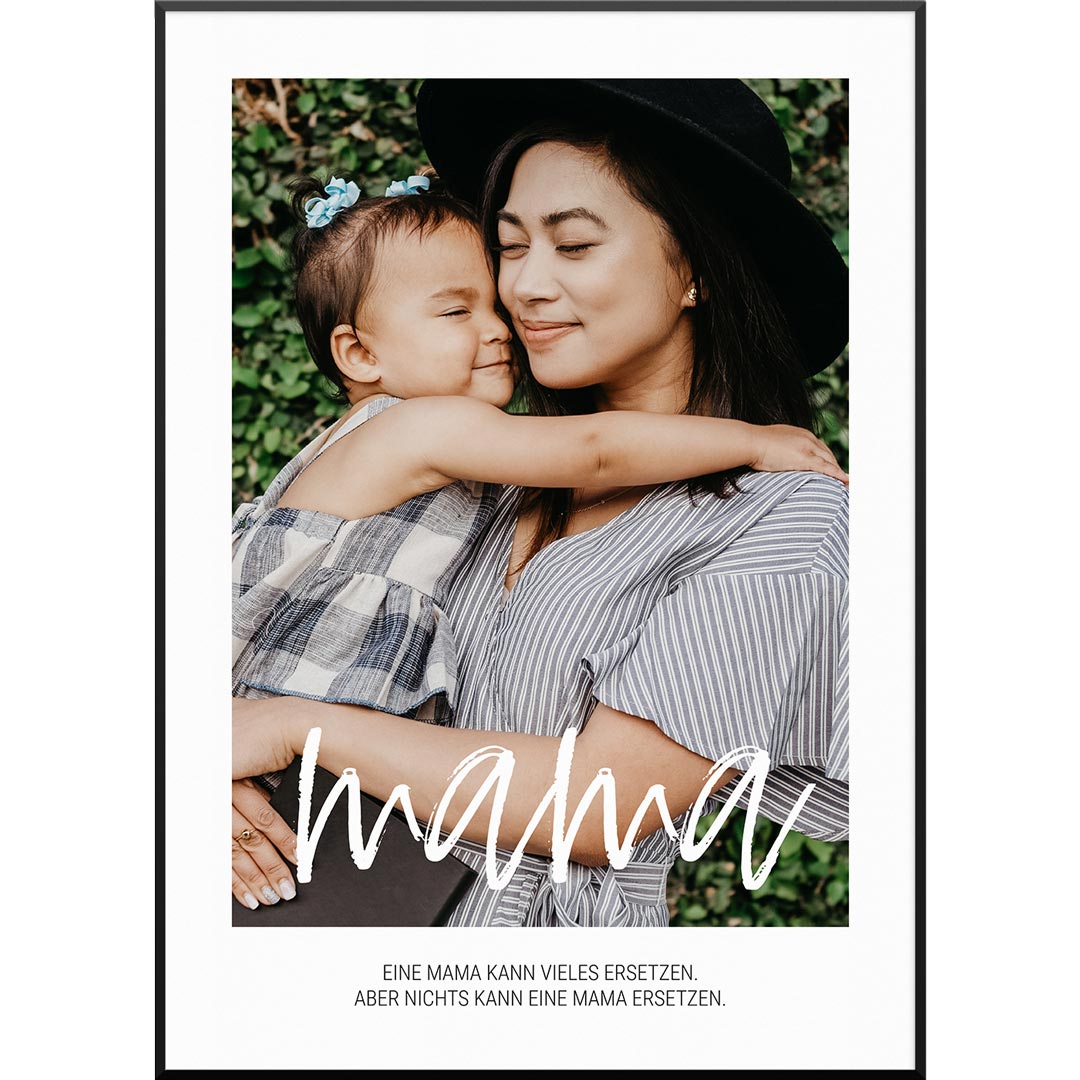 geschenk für mama poster