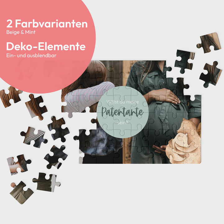 idee patentante fragen puzzle