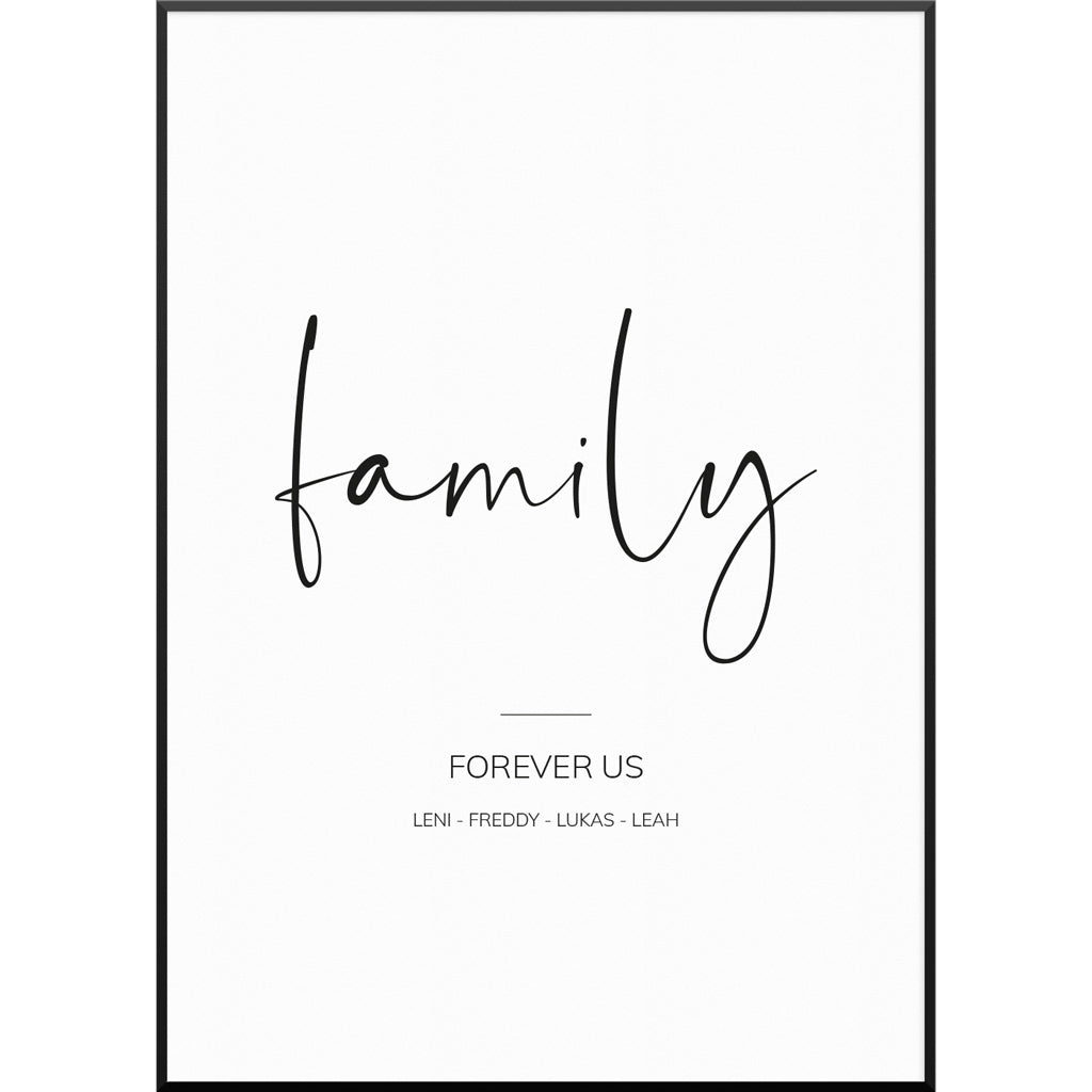 myfamposter family poster familienposter