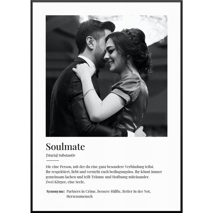 fotoposter geschenk freundin freund soulmate