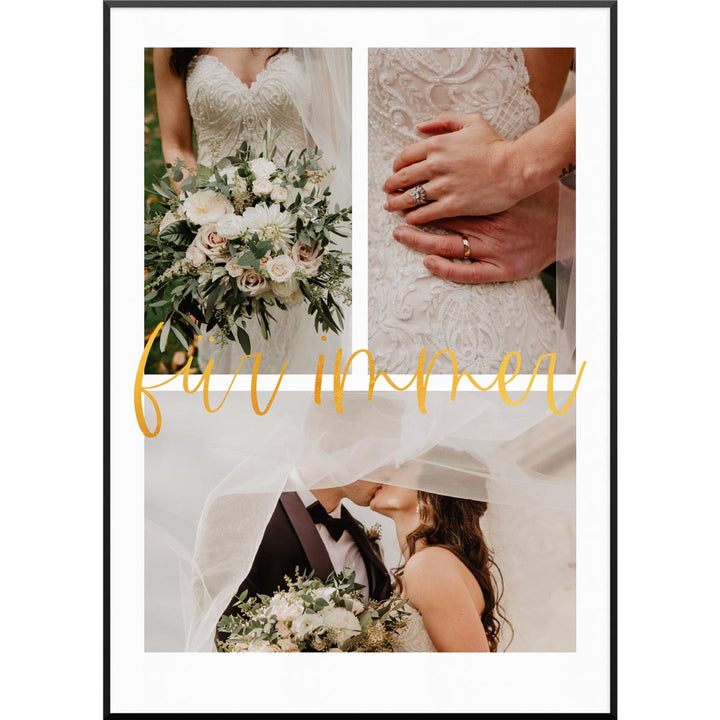 fotocollage geschenk hochzeit