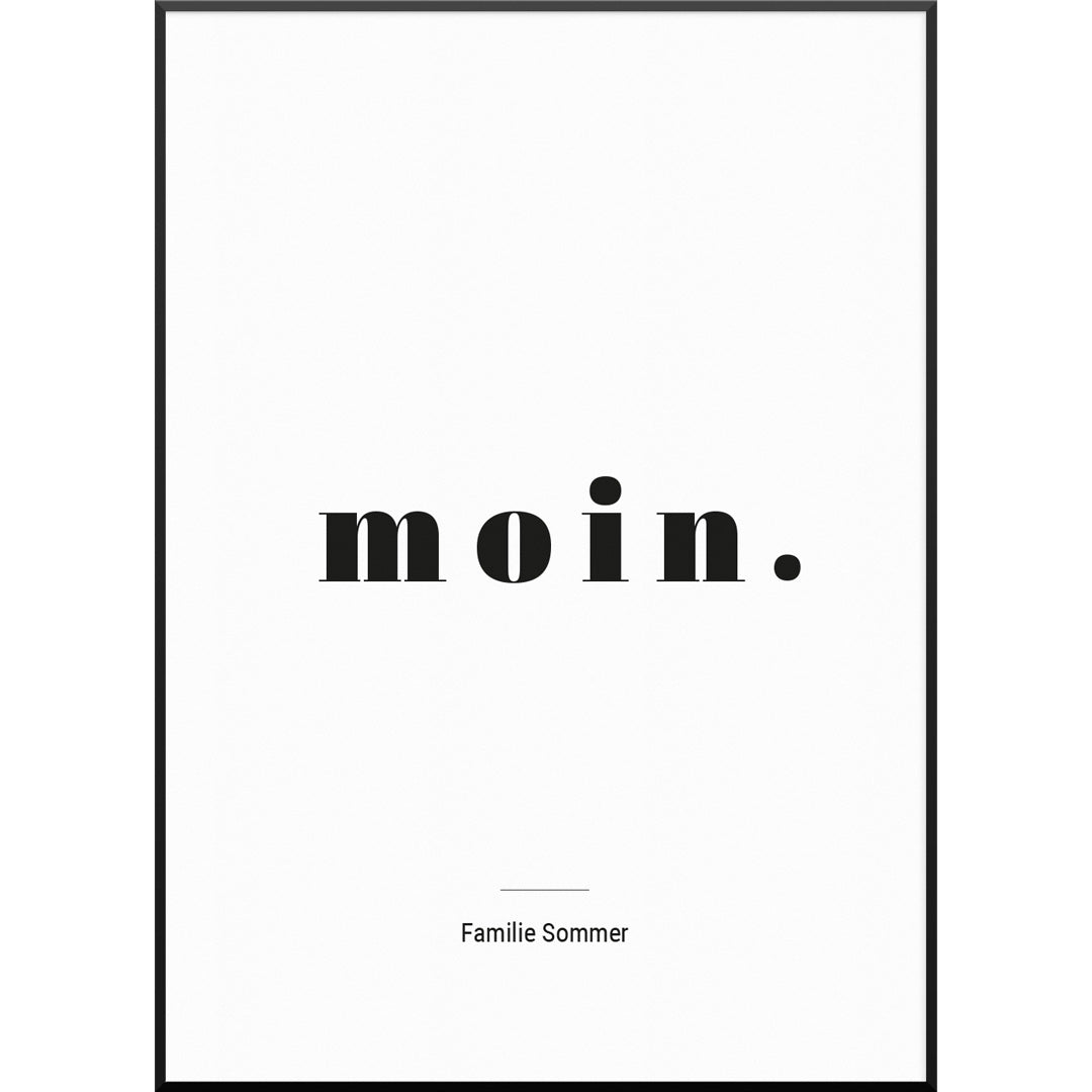 moin poster personalisierte poster